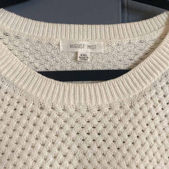 August Mist Josey Elbow Patch Pullover - Picture 2 of 4